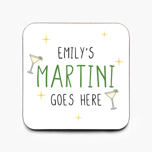 Personalised Martini Coaster