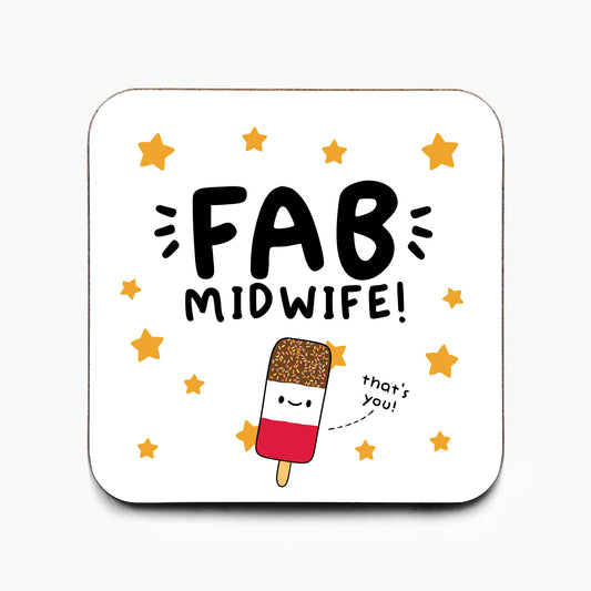 Fab Midwife Coaster
