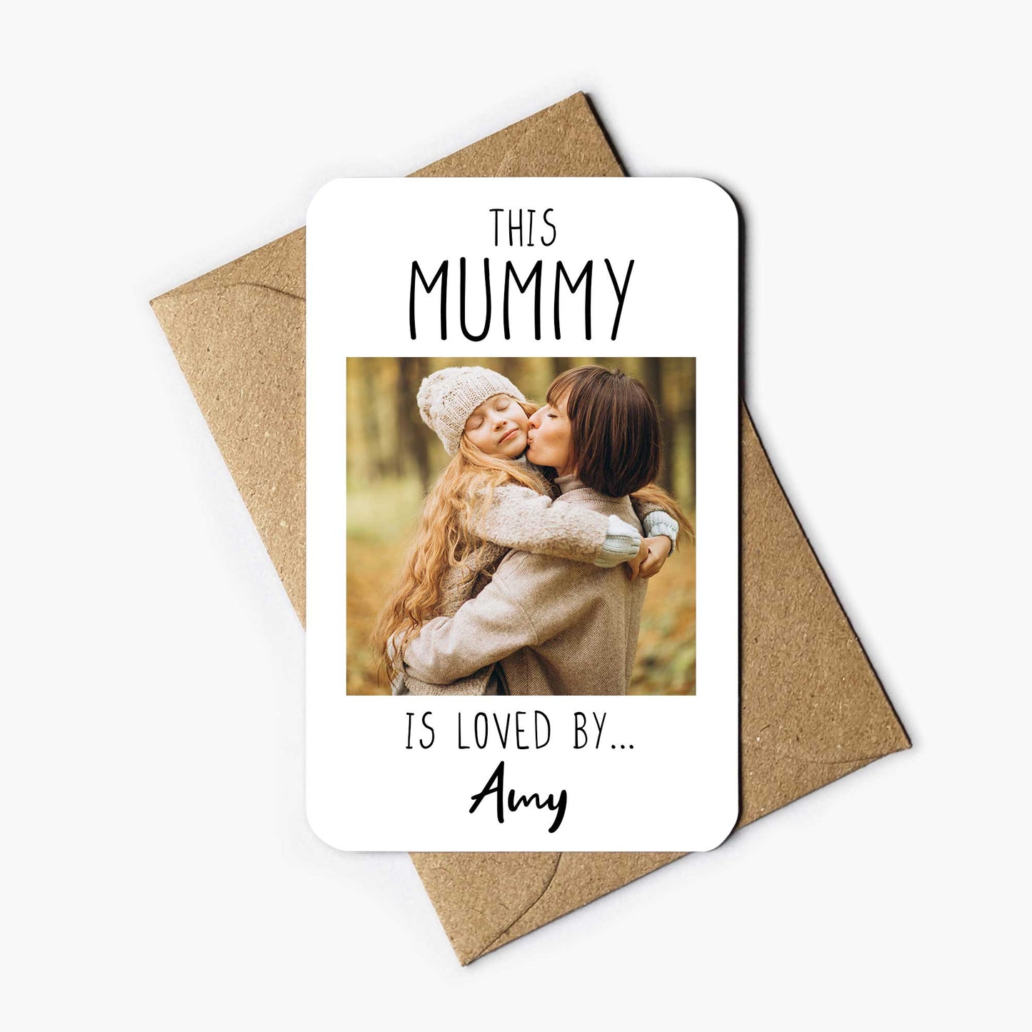 Personalised Photo 'This Mummy Is Loved By' Wallet Card