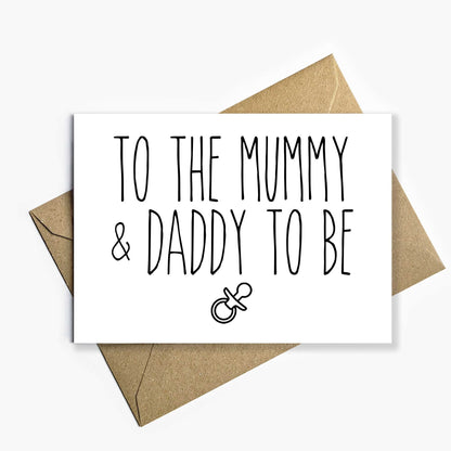 Mummy & Daddy To Be Card