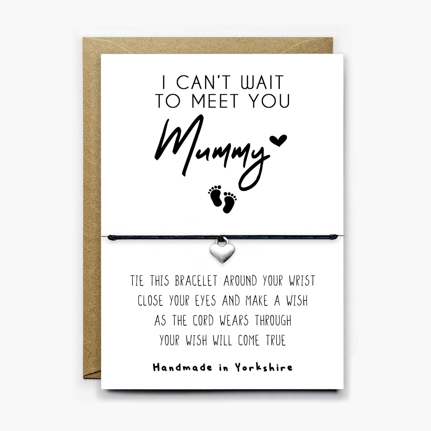 Can't Wait To Meet You Mummy Wish Bracelet