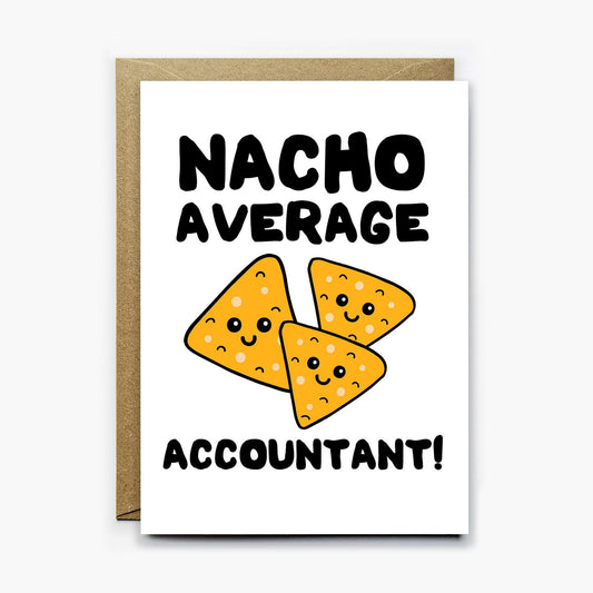Nacho Average Accountant Card
