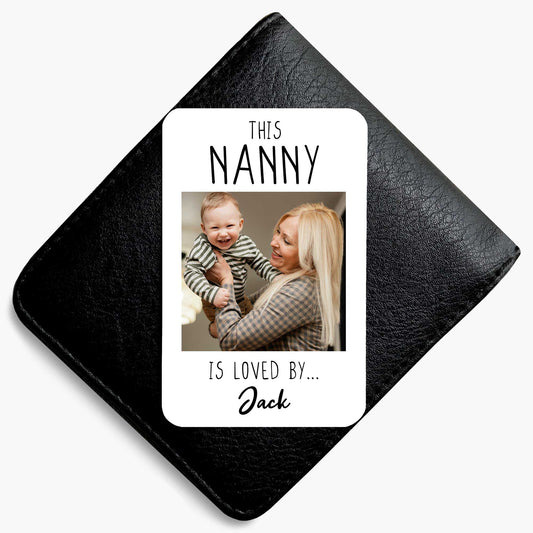 Personalised Photo 'This Grandma Is Loved By' Wallet Card