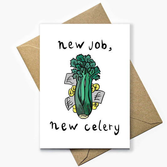 New Job New Celery Card