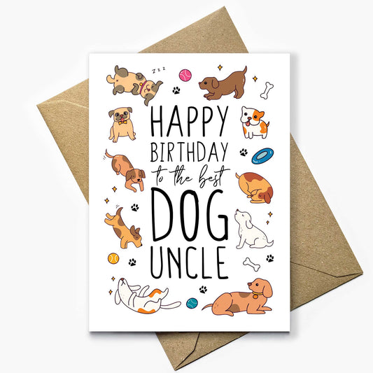 Birthday Card For Dog Uncle
