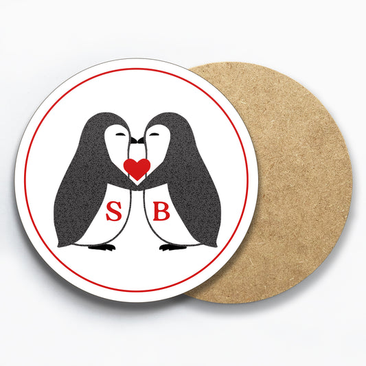Personalised Penguins in Love Coaster
