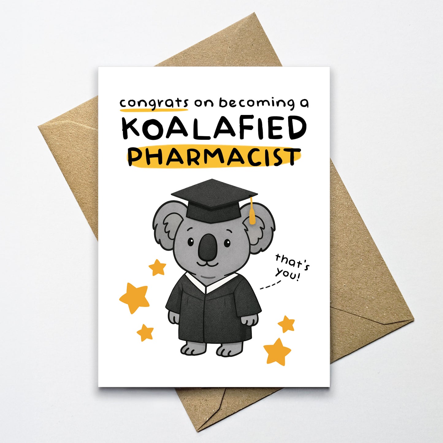 Koalafied Pharmacist Card