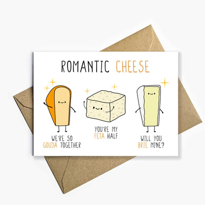 Romantic Cheese Card