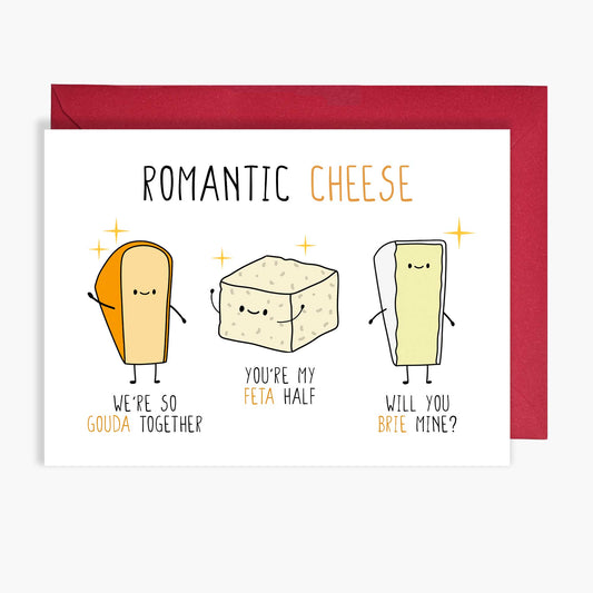 Romantic Cheese Card