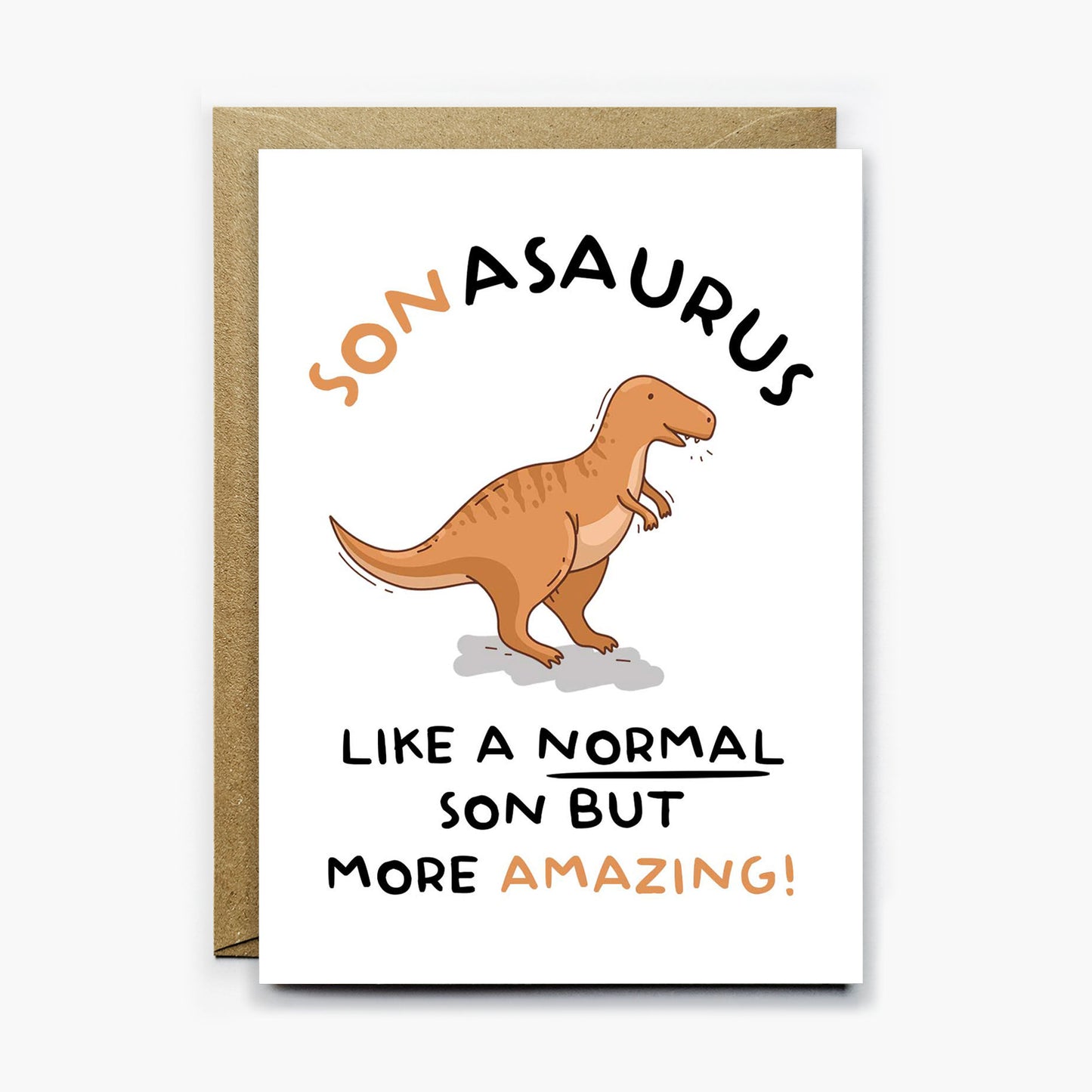 Son Dinosaur Card
