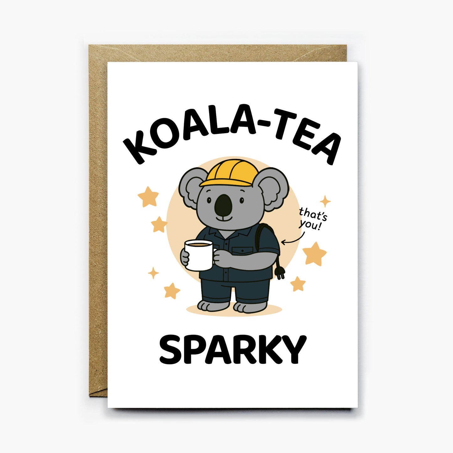 Koala Tea Sparky Card