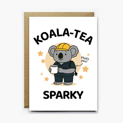 Koala Tea Sparky Card