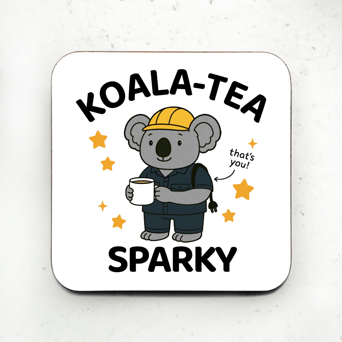 Koala Tea Sparky Coaster