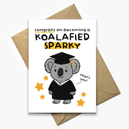 Koalafied Sparky Card