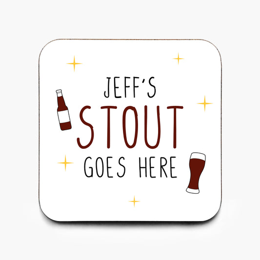 Personalised Stout Coaster