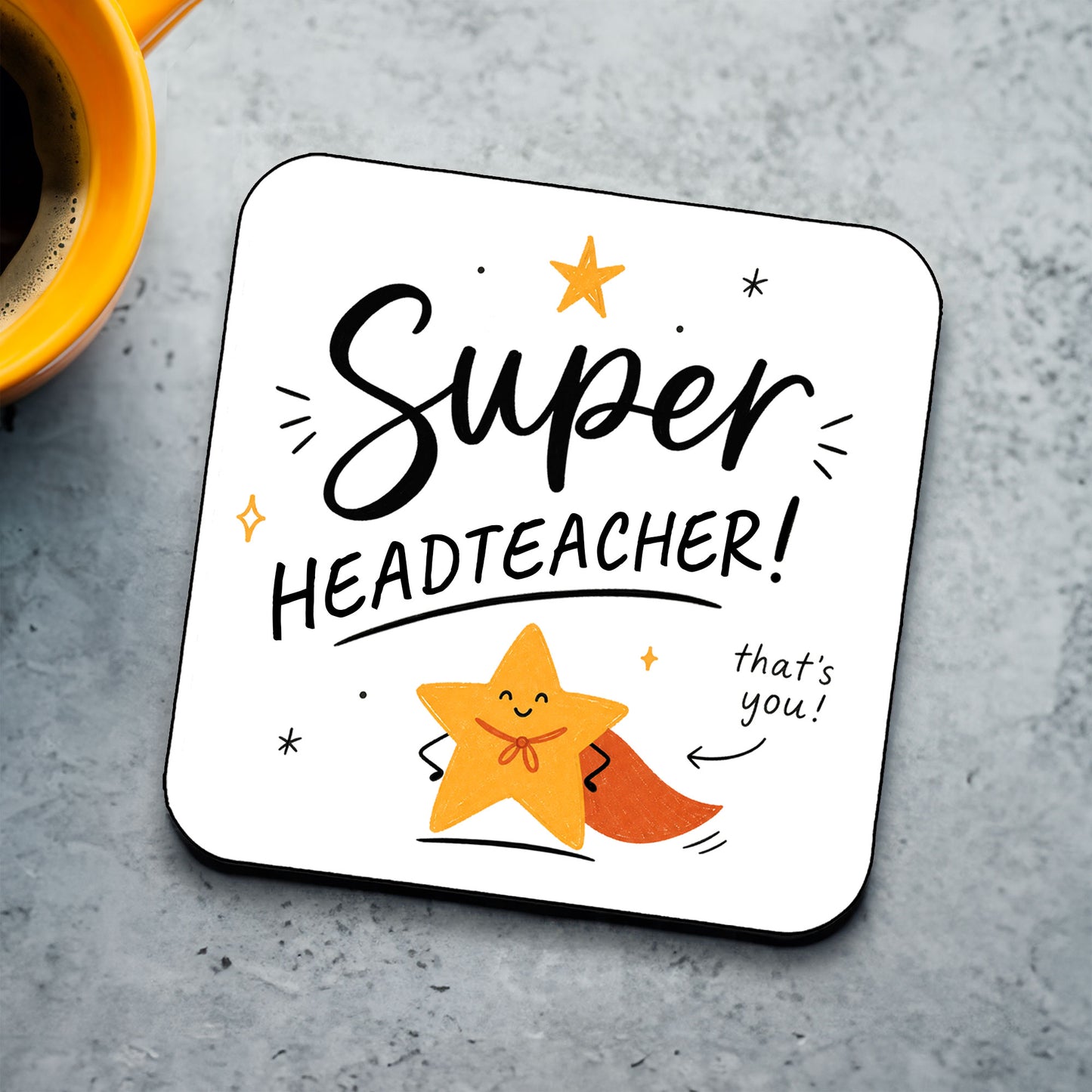Super Headteacher Coaster