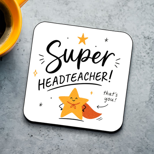 Super Headteacher Coaster
