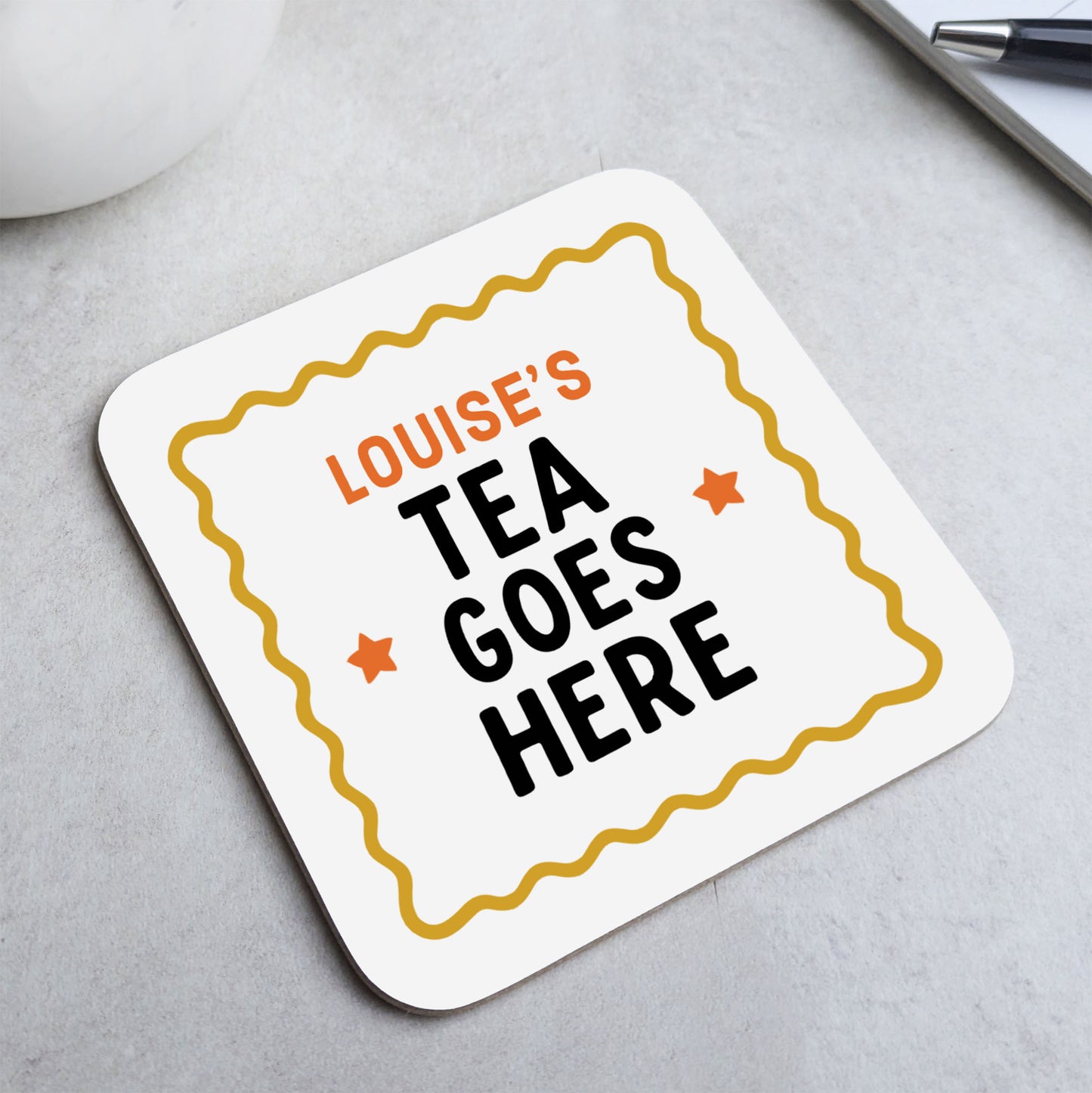 Personalised Tea Coaster