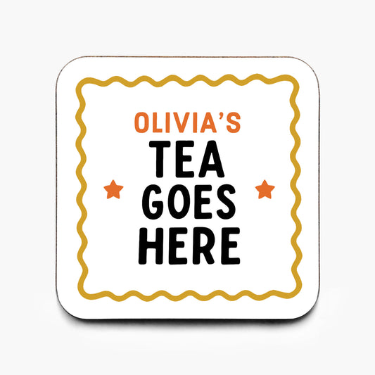 Personalised Tea Coaster