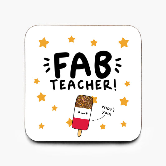 Fab Teacher Coaster