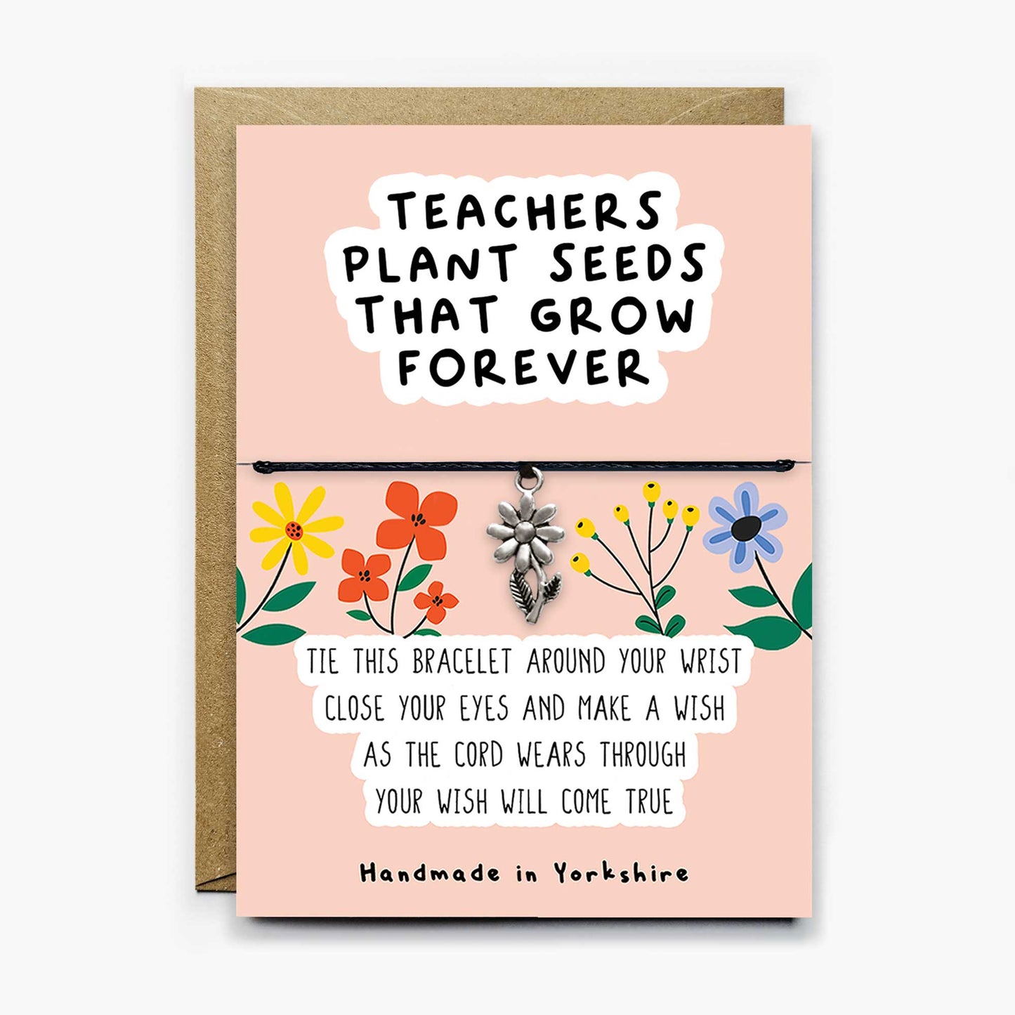 Teachers Plant Seeds Wish Bracelet
