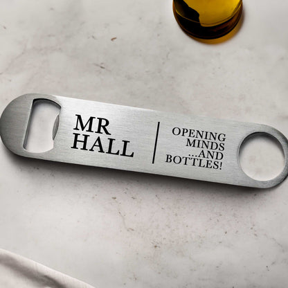Personalised Teacher Bottle Opener