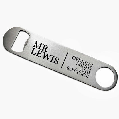 Personalised Teacher Bottle Opener