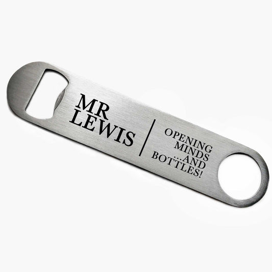 Personalised Teacher Bottle Opener