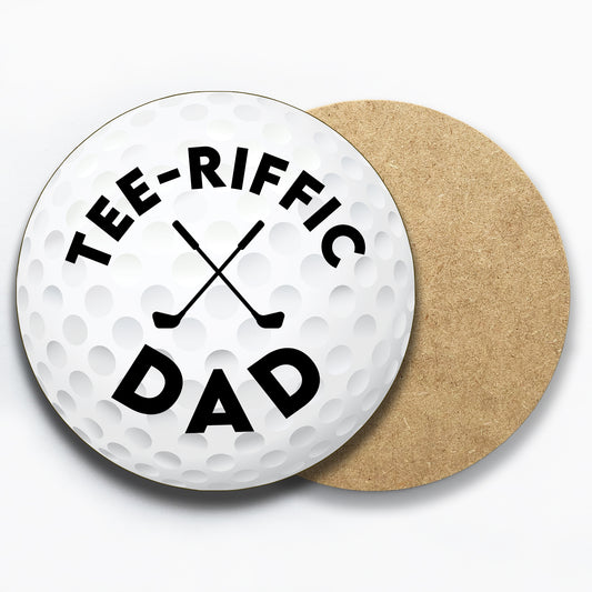 Tee-Riffic Dad Coaster