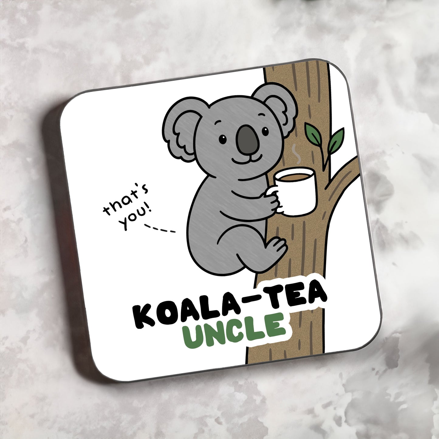 Koala-Tea Uncle Coaster