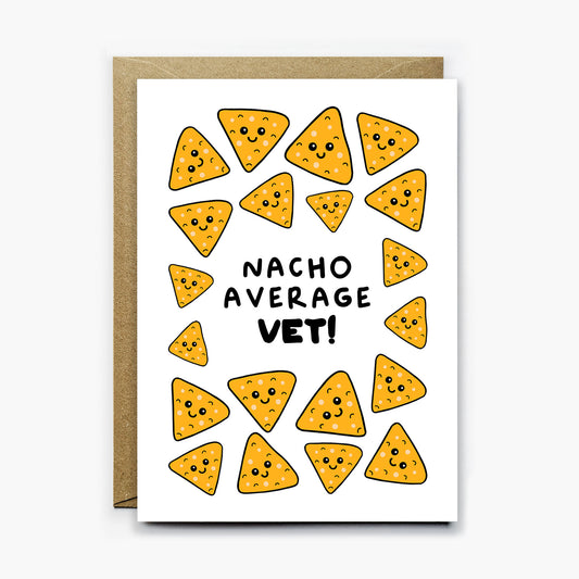 Nacho Average Vet Card