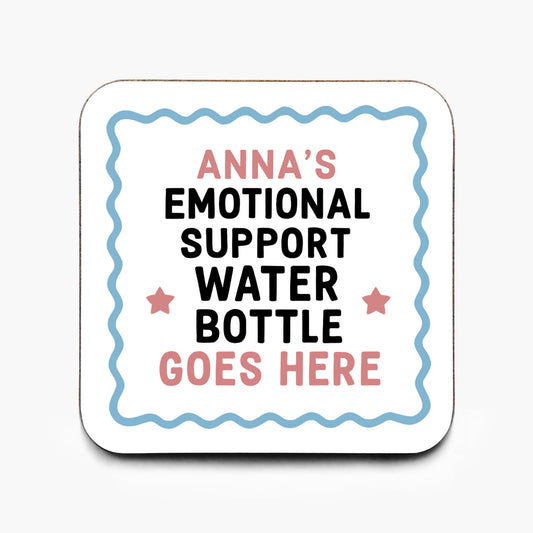 Personalised Emotional Support Water Bottle Coaster