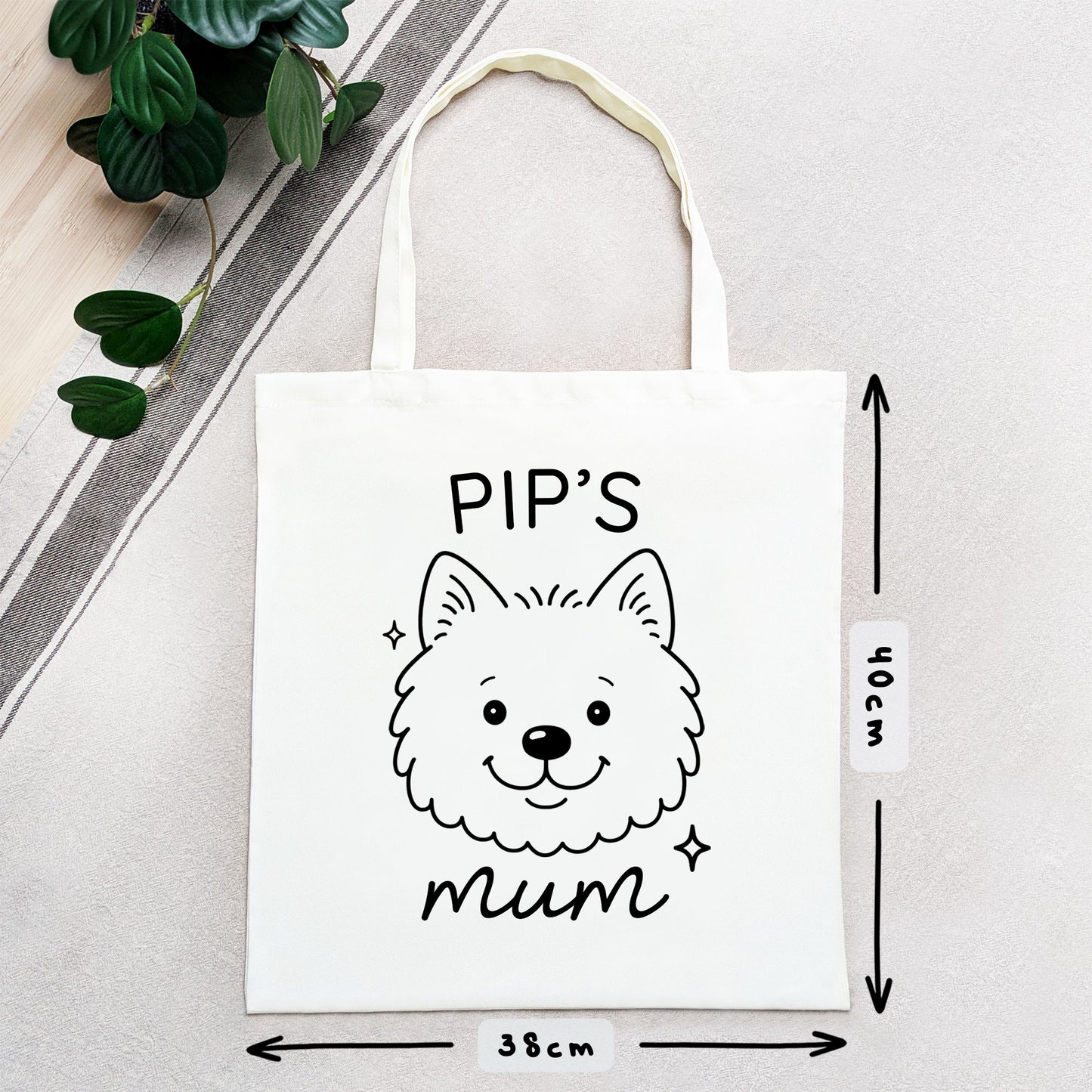 Personalised Westie Mum Tote Bag