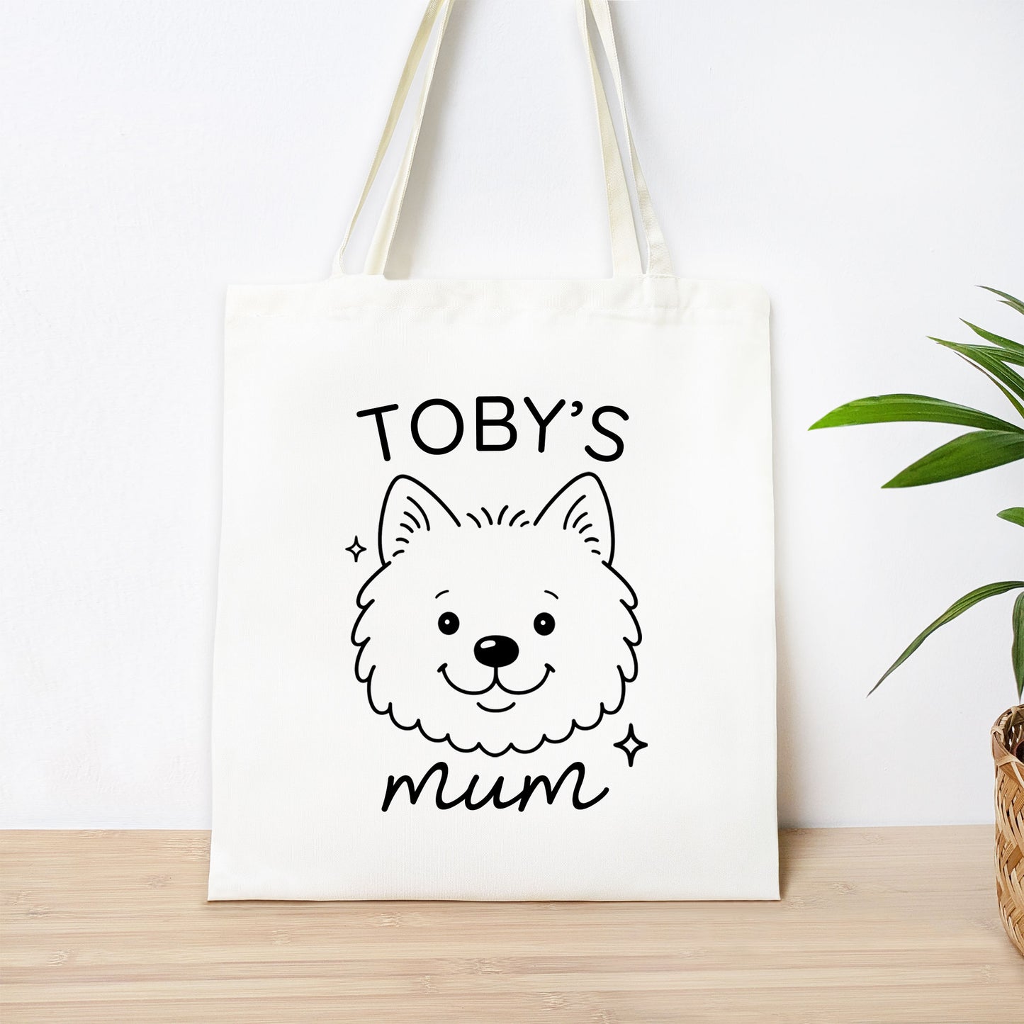 Personalised Westie Mum Tote Bag