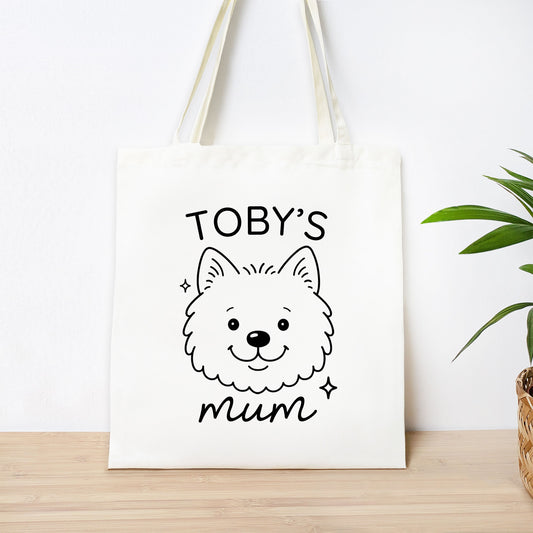 Personalised Westie Mum Tote Bag