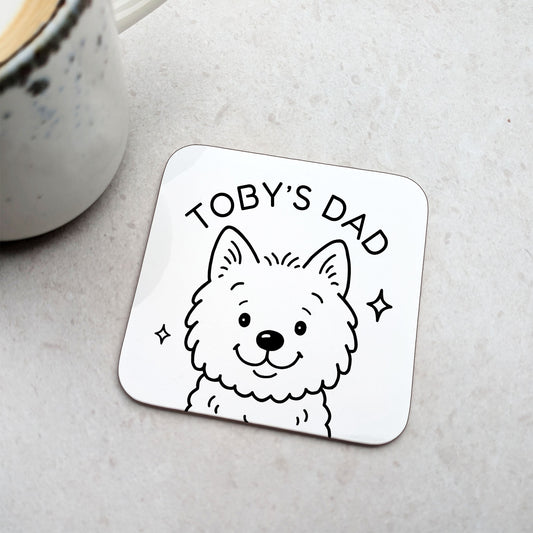 Personalised Westie Coaster