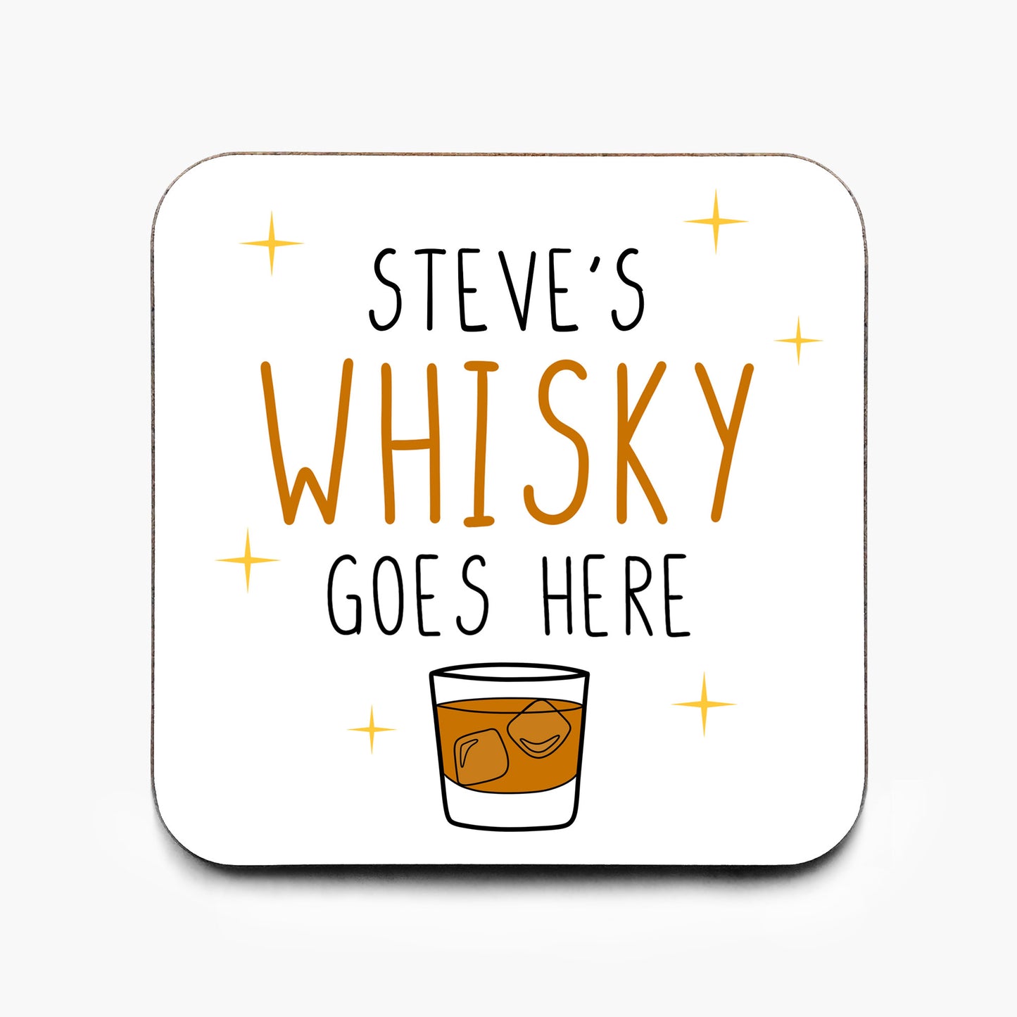 Personalised Whisky Coaster