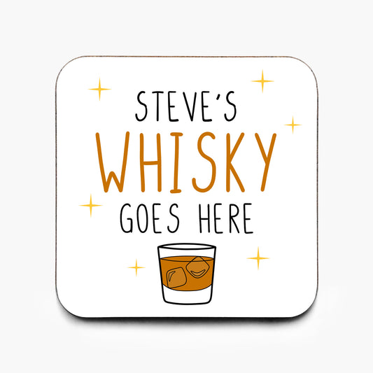 Personalised Whisky Coaster