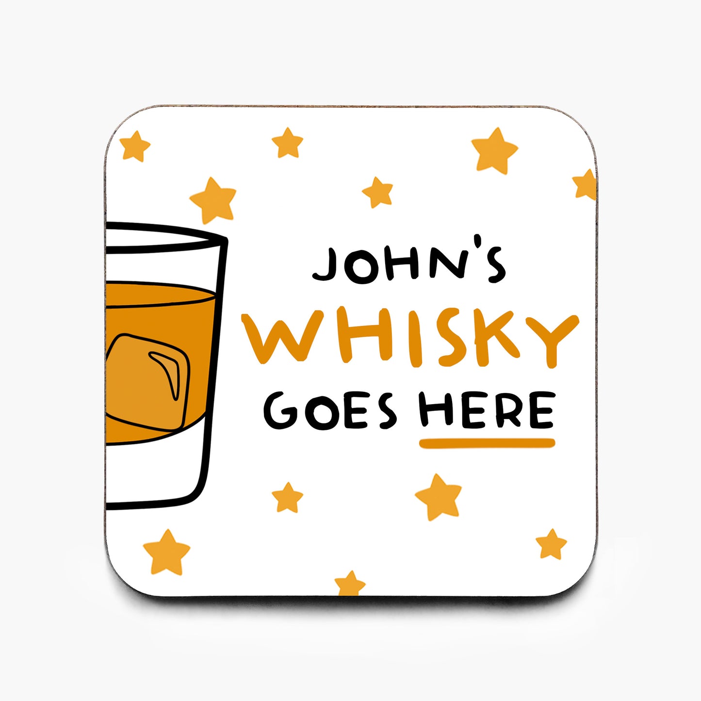 Personalised Whisky Coaster
