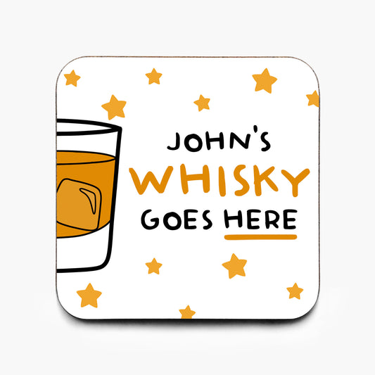 Personalised Whisky Coaster