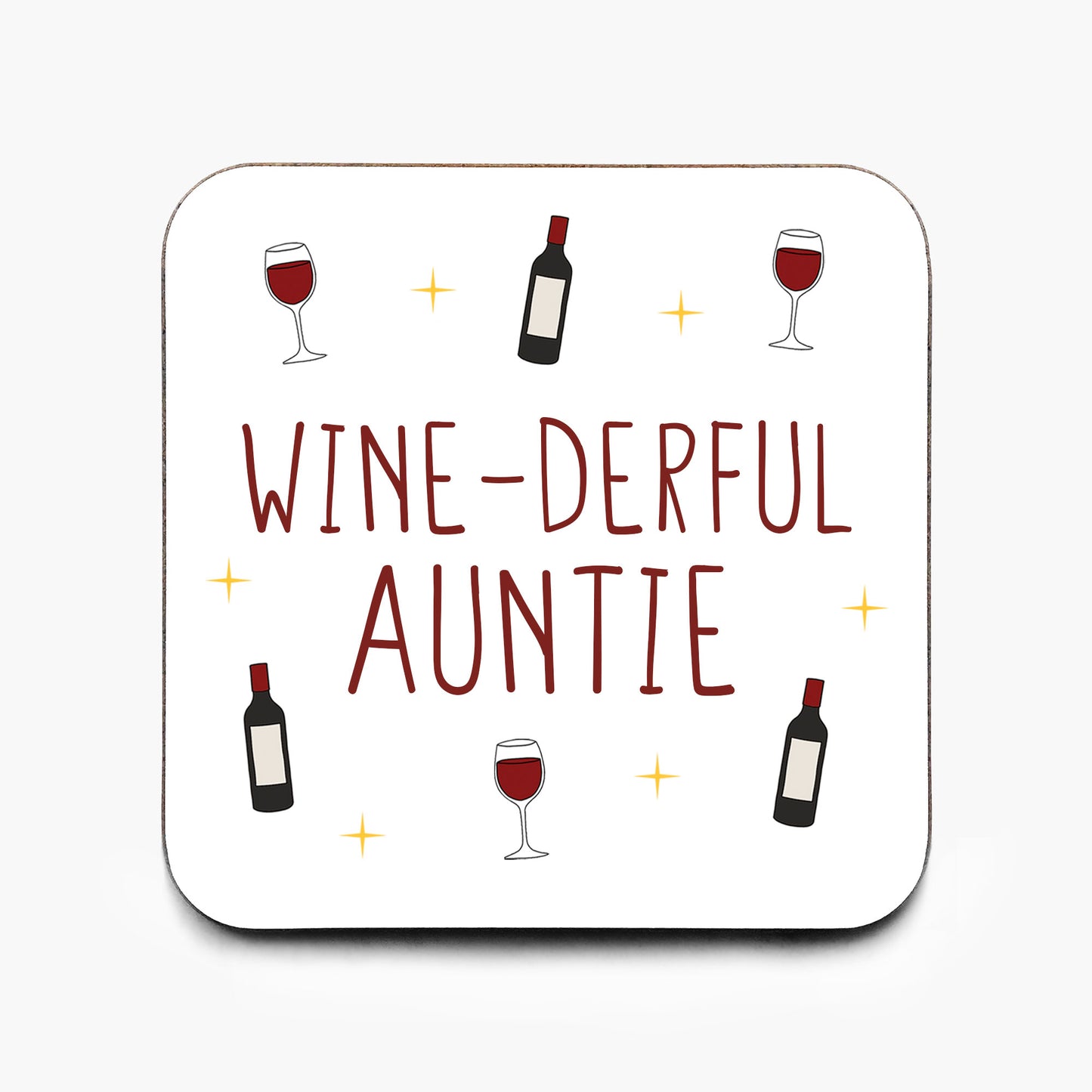 Wine-derful Auntie Coaster