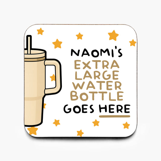 Personalised XL Water Bottle Coaster